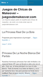 Mobile Screenshot of juegosdemakeover.com